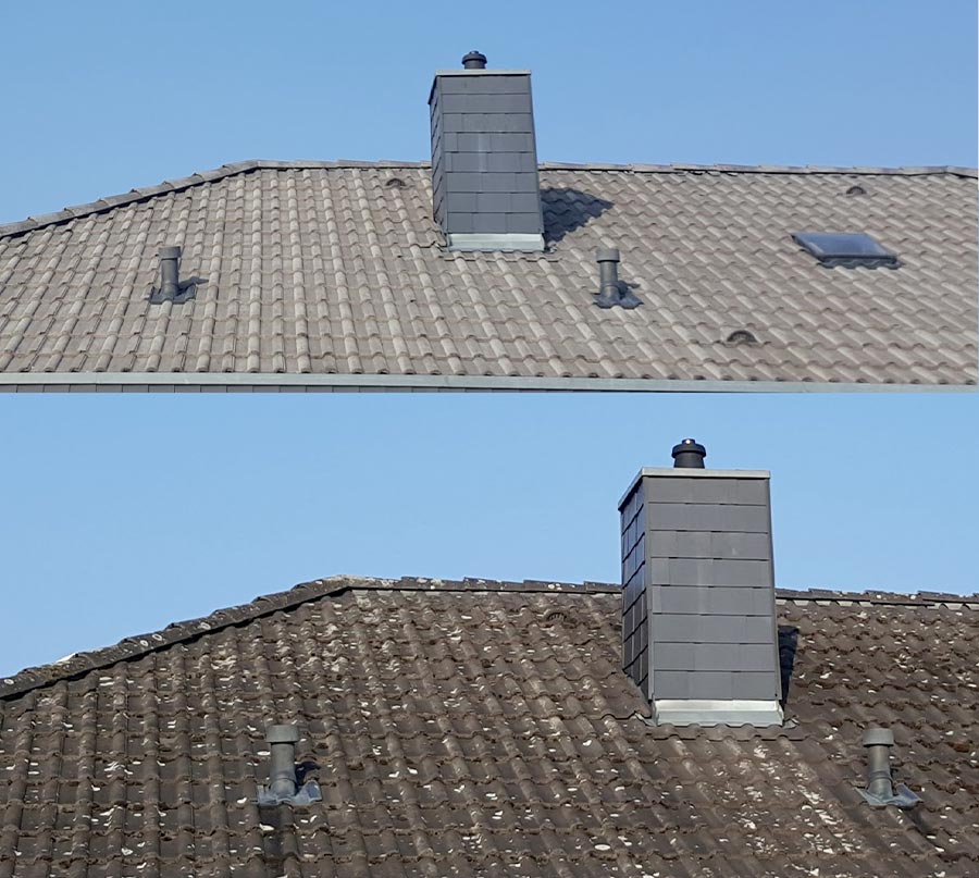 Nettoyage et demoussage de toiture à la Garenne-Colombes(92250) - Compagnons Lamberty dans les Hauts de Seine et en Ile de France